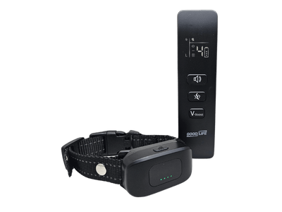 Happy Tails no-shock dog training collar with remote – vibration and tone modes for safe behavior correction