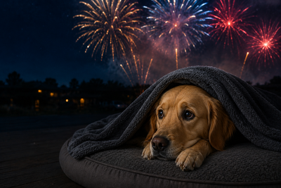The Ultimate 4th of July Survival Guide for Vocal Pups or Red, White, and Quiet: How to Survive 4th of July Fireworks