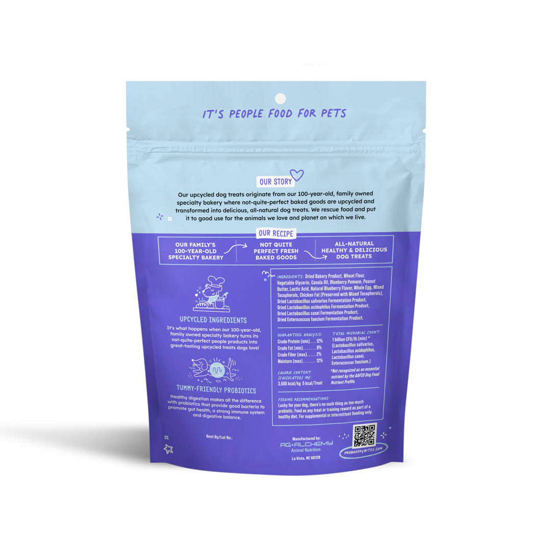 Pro Bakery Bites Soft & Chewy Probiotic Dog Treat - 6oz. Bag