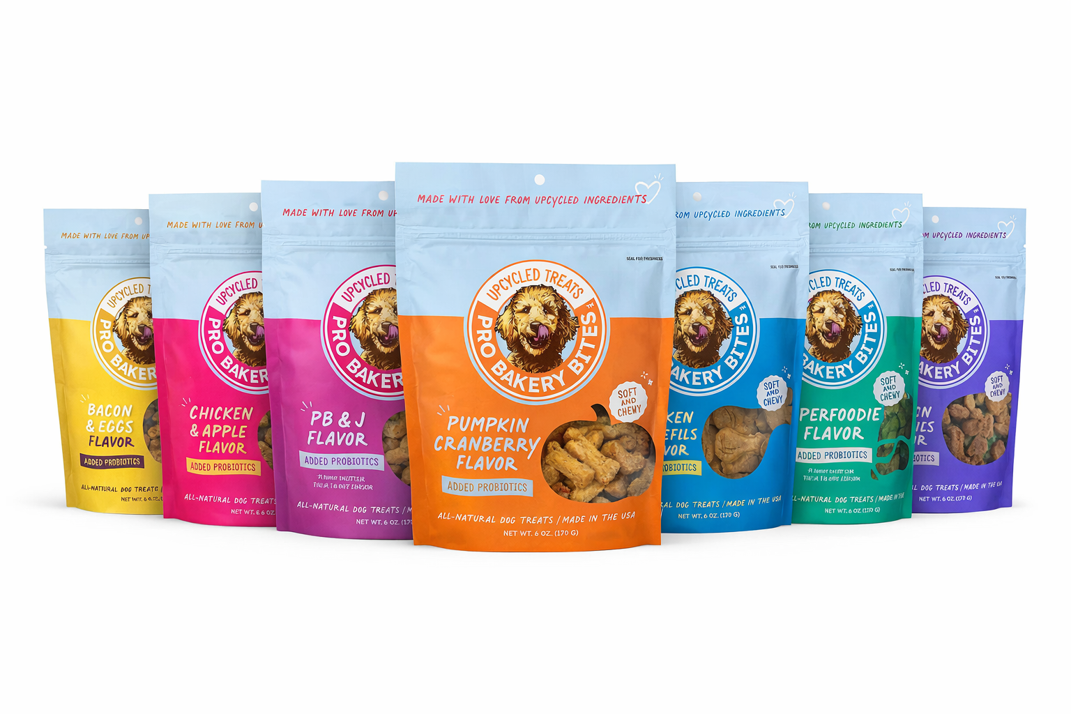 Pro Bakery Bites Soft & Chewy Probiotic Dog Treats Bundle