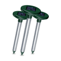 Solar Snake Repeller 3-pack – solar-powered stakes to deter snakes, moles, and burrowing pests from yards and gardens