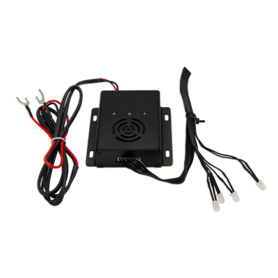 UltraSweep Traveler ultrasonic pest repeller with LED lights – protects cars, trucks, RVs, and boats from rodents chewing wires