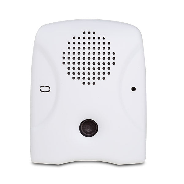 The Dog Silencer MAX white faceplate on a white background