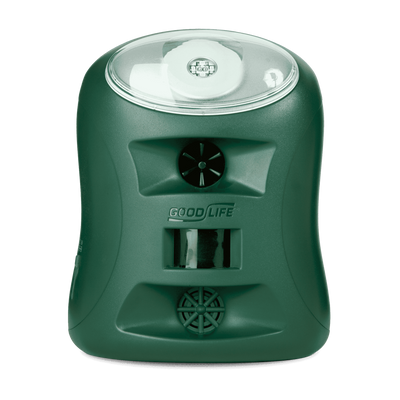 The Guardian ultrasonic and sonic pest repeller with motion sensor – humane device to deter bats, rodents, raccoons, squirrels, deer, and other animals